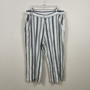 Striped Black and White Women's Pants
